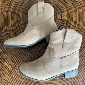 Women's Nude Ankle Boots New